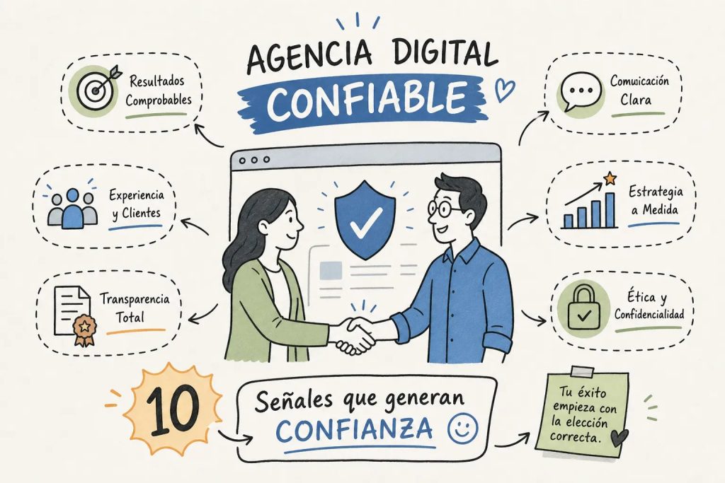 10 señales de que una agencia digital es confiable