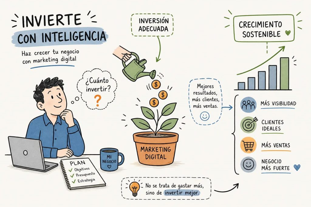 ¿Cuánto invertir en marketing digital? Guía para PyMEs