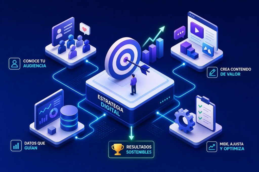 Elementos clave de una estrategia digital exitosa